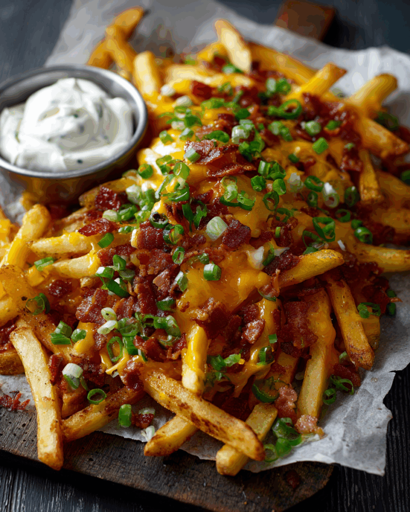 Cheese Fries Loaded – Gooey, Bacon-Topped Football Food