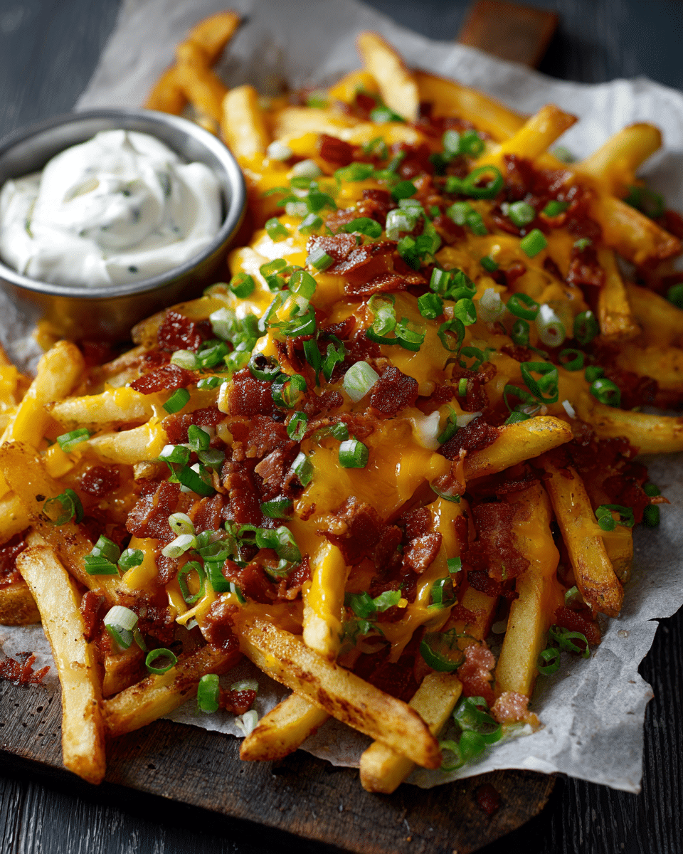 Cheese Fries Loaded – Gooey, Bacon-Topped Football Food