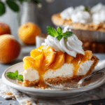 Cream Cheese Peach Pie Delight – Rich, Velvety & Peach-Loaded Dessert
