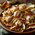 Caramel Apple Nachos – Sweet & Viral Back-to-School Snack