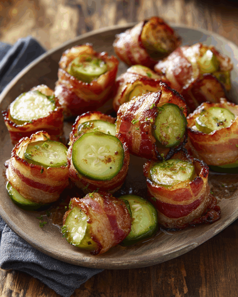 Easy Pickle Bacon Bites – Flavorful, Air-Fryer Crowd Pleaser