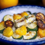 Delicious Summer Squash Casserole with Patty Pan and Globe Zucchini