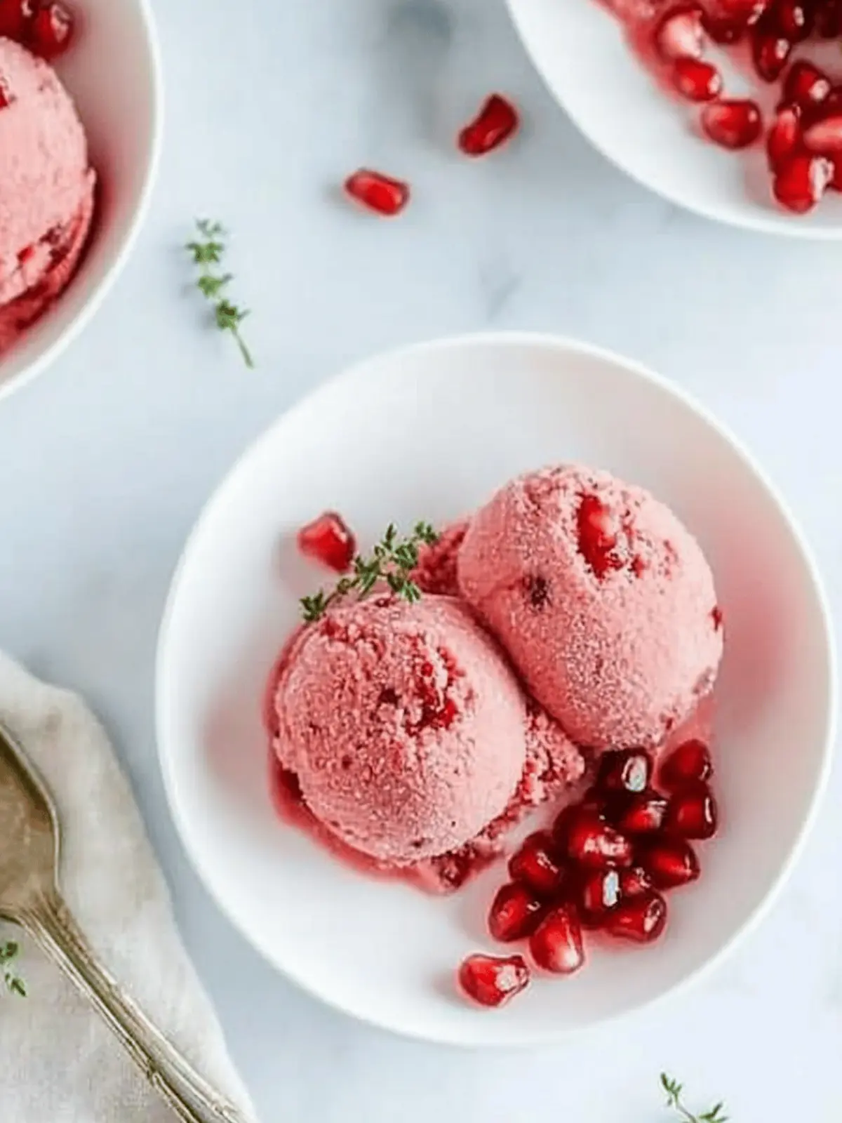 Pomegranate Sorbet