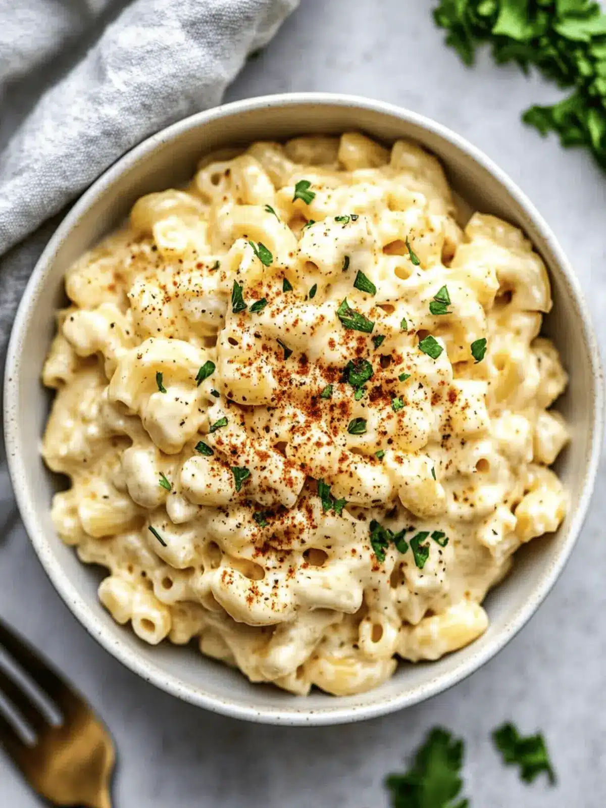 Vegan Cauliflower Mac and Cheese (25 minutes!)