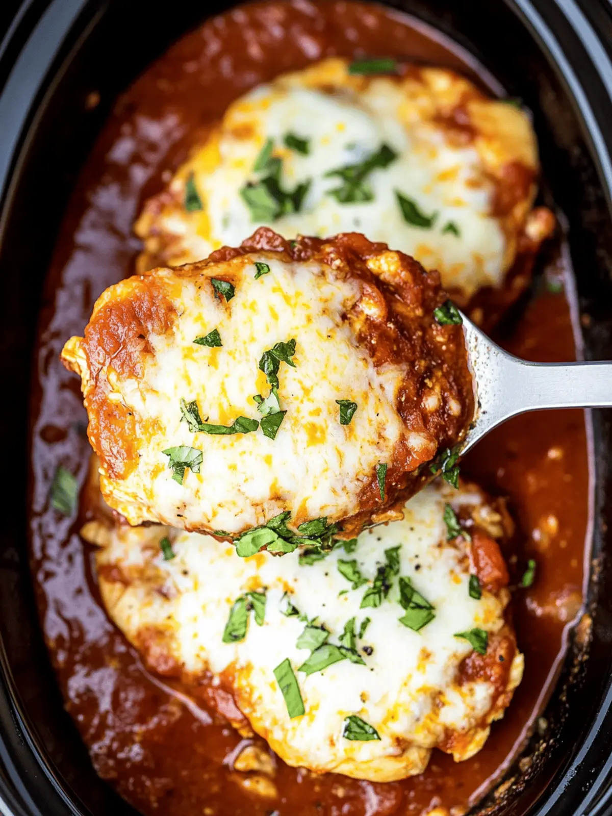 Crock Pot Chicken Parmesan