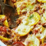 Summer Squash Casserole with Tomatoes and Mozzarella