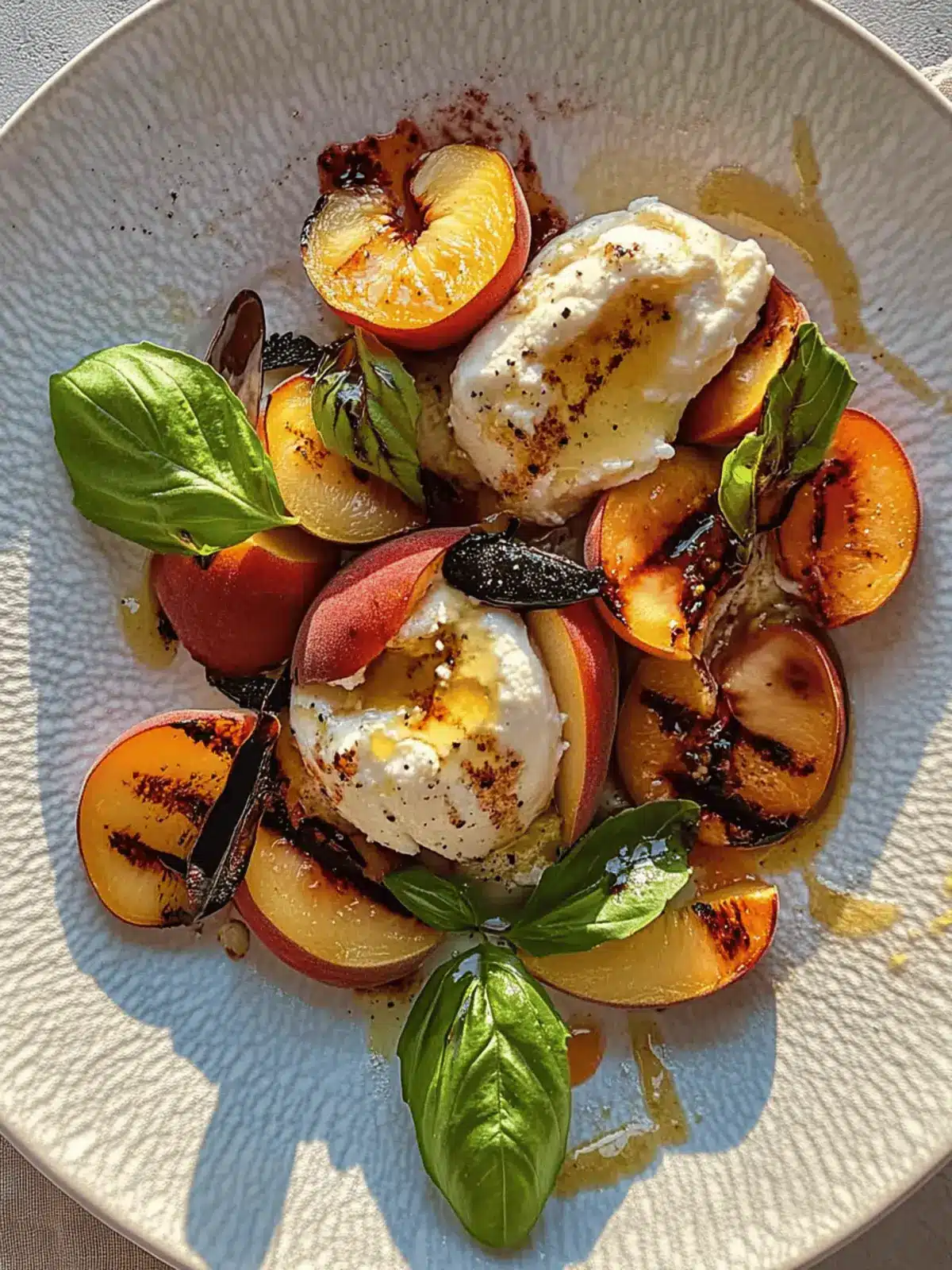 Grilled Peach & Burrata Salad: Your Perfect Summer Escape
