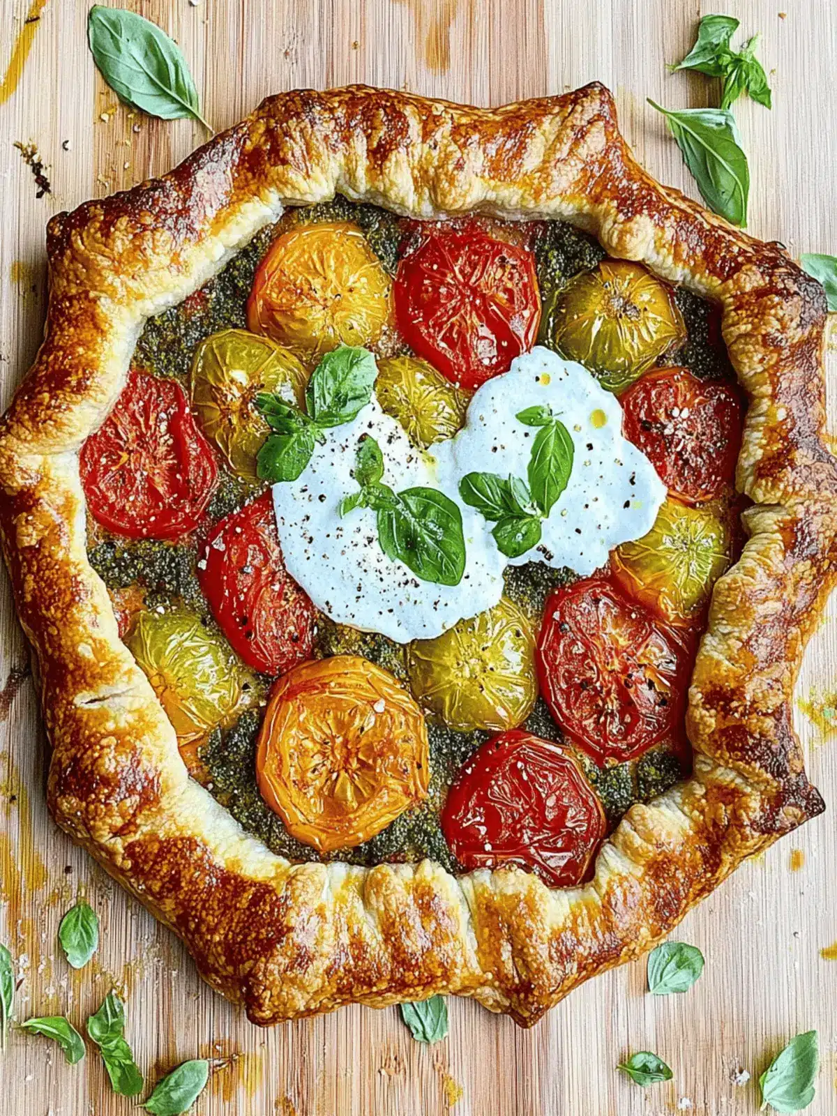 Heirloom Tomato Galette: Summer’s Flaky, Fresh Delight
