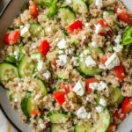 Easy Cucumber Quinoa Salad with Feta
