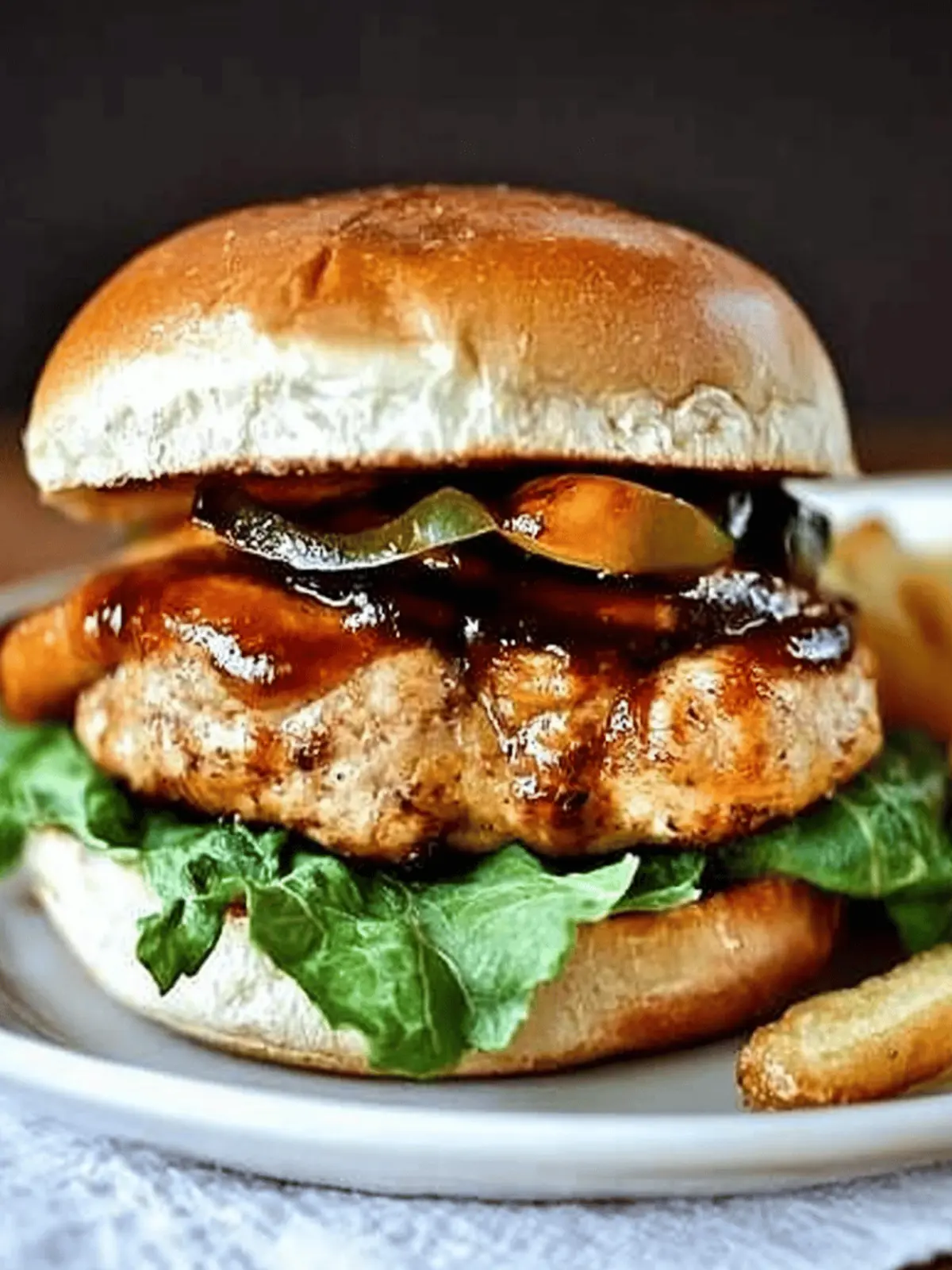 BBQ Chicken Burgers.
