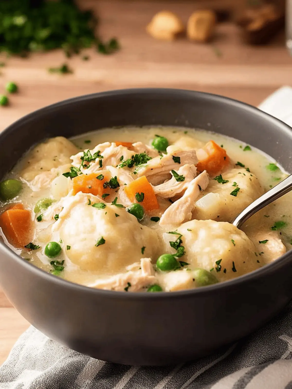 Slow Cooker Chicken and Dumplings