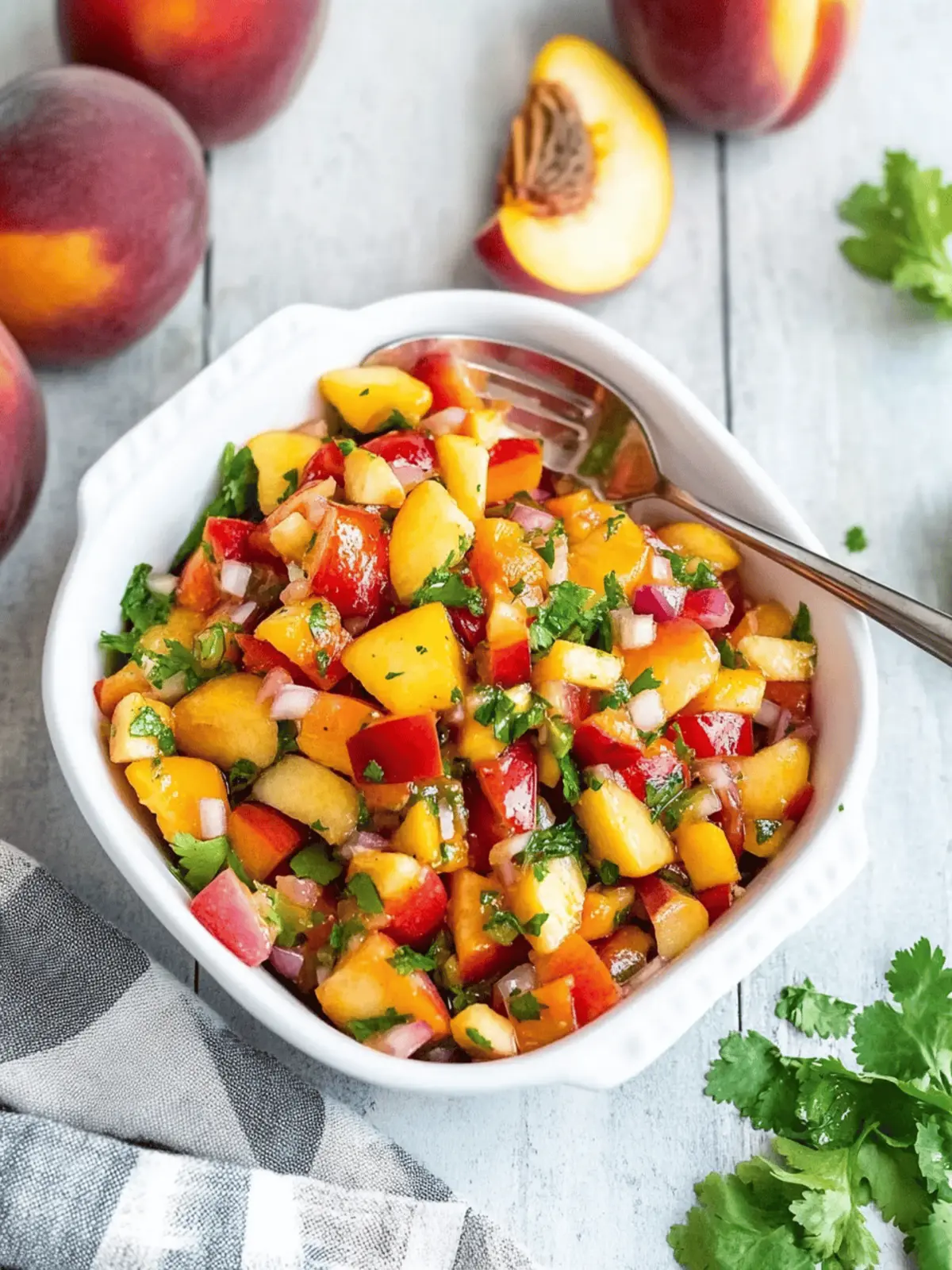 Fresh Peach Salsa Recipe That Brightens Up Your Summer Meals