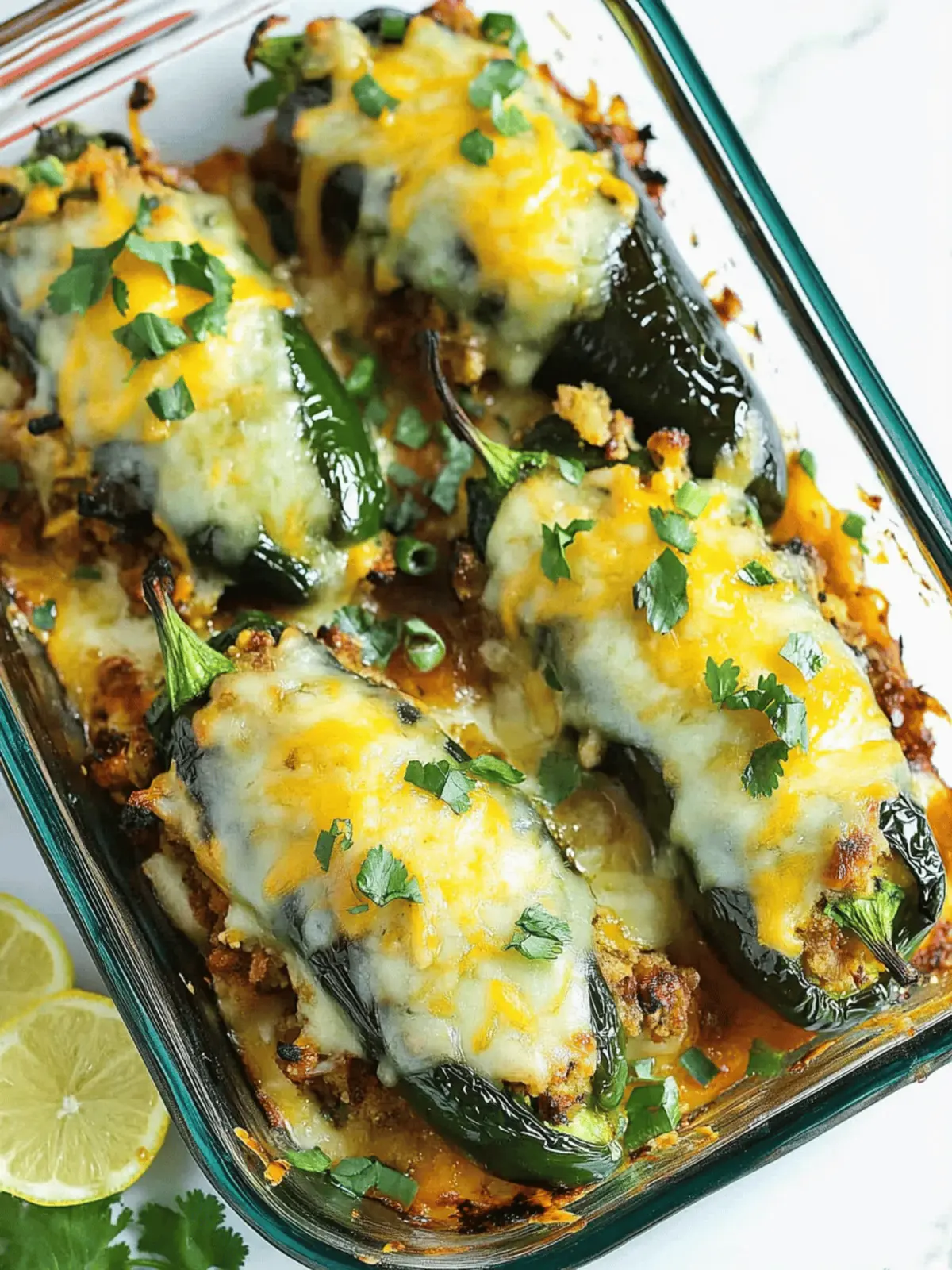 Cheesy Stuffed Poblano Peppers for a Cozy Dinner Delight