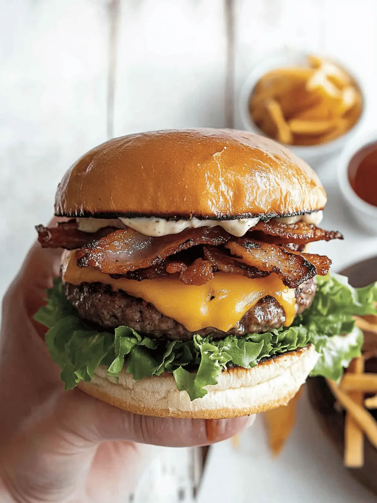 Bacon Cheddar Burger