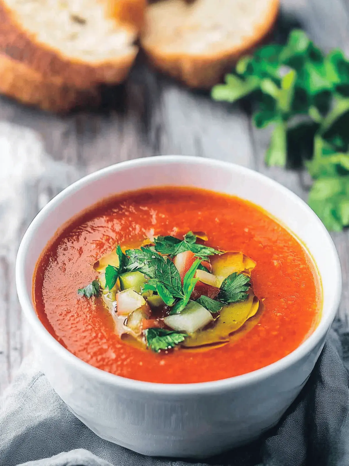 10-Minute Tomato Gazpacho Recipe