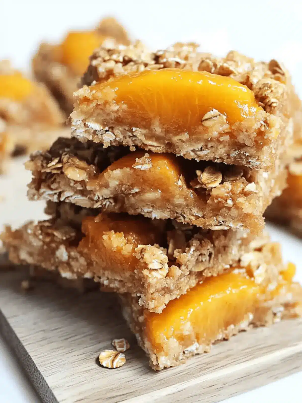 Baked Peach Oatmeal Bars: Wholesome Snack Your Family Will Love
