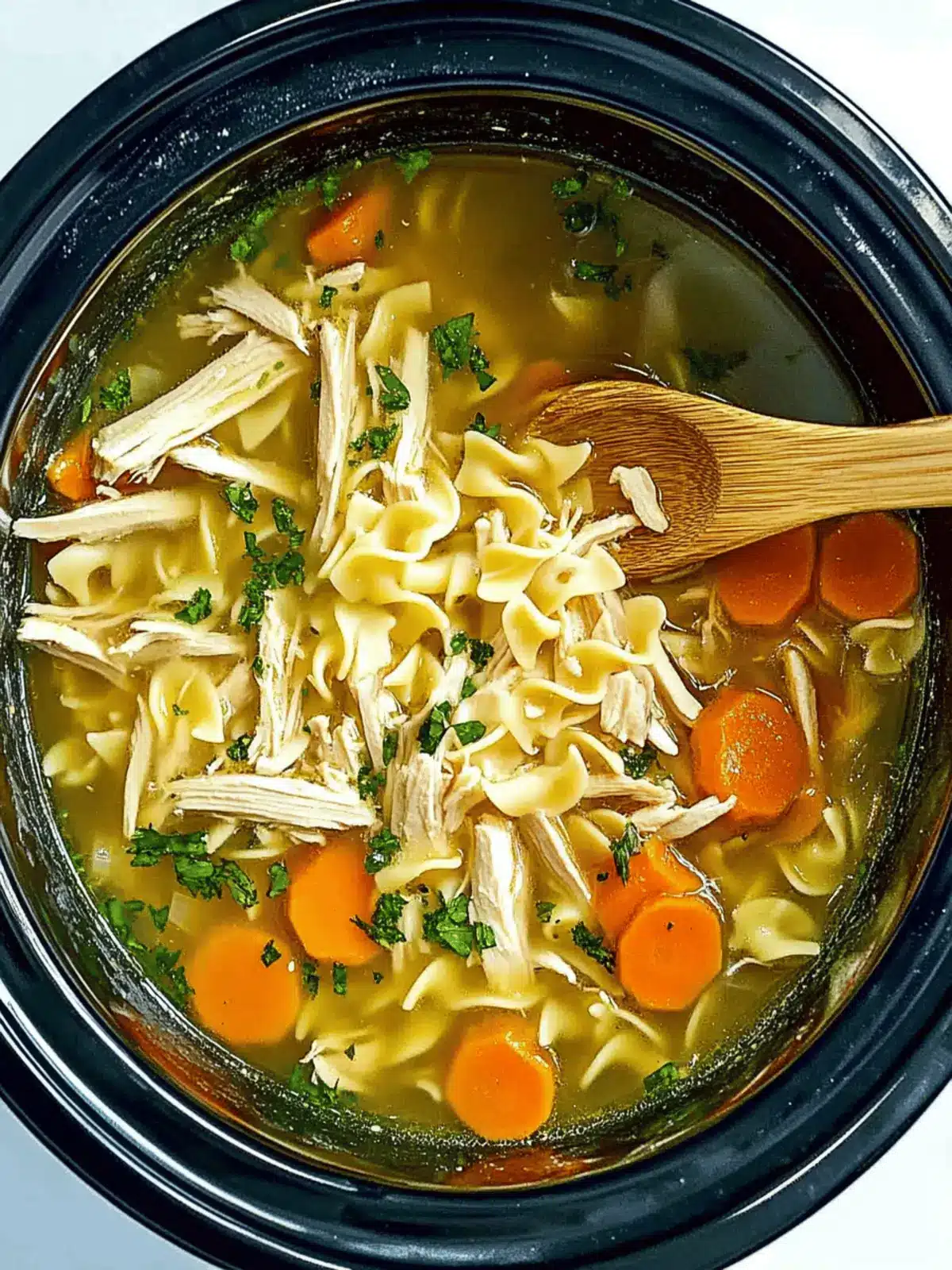 Crockpot Chicken Noodle Soup