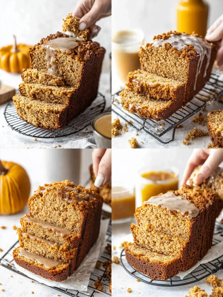 Pumpkin Bread with Maple Glaze