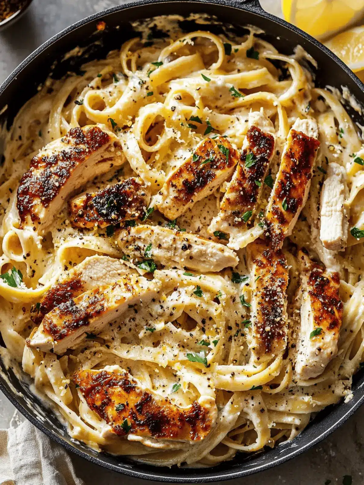 Creamy Lemon Chicken Pasta