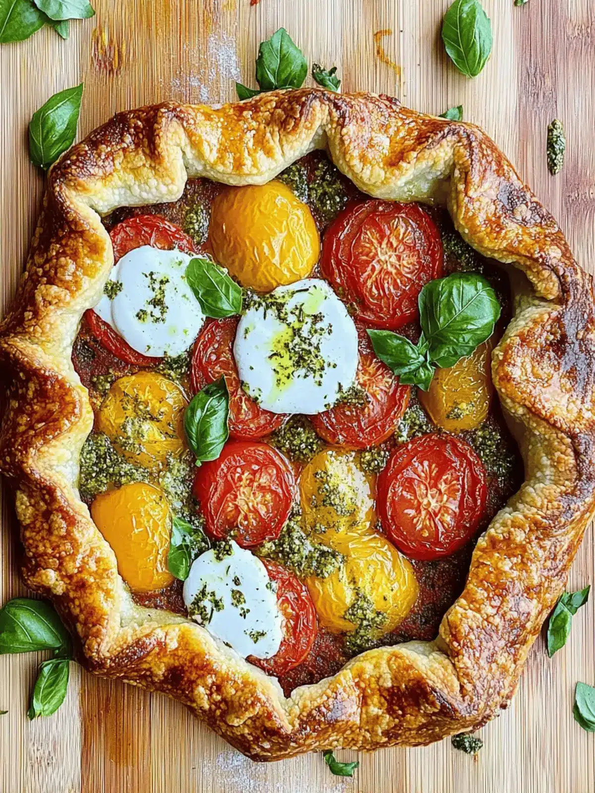 Heirloom Tomato Galette: Summer’s Flaky, Fresh Delight