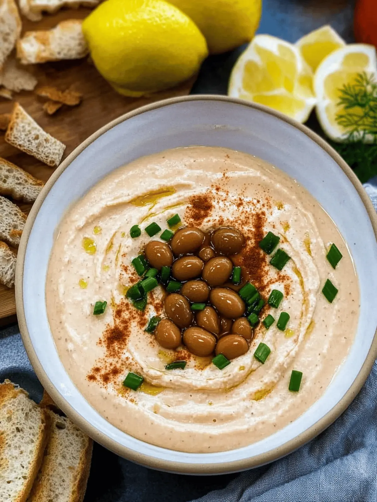 Hot Honey Bean Whipped Ricotta Dip