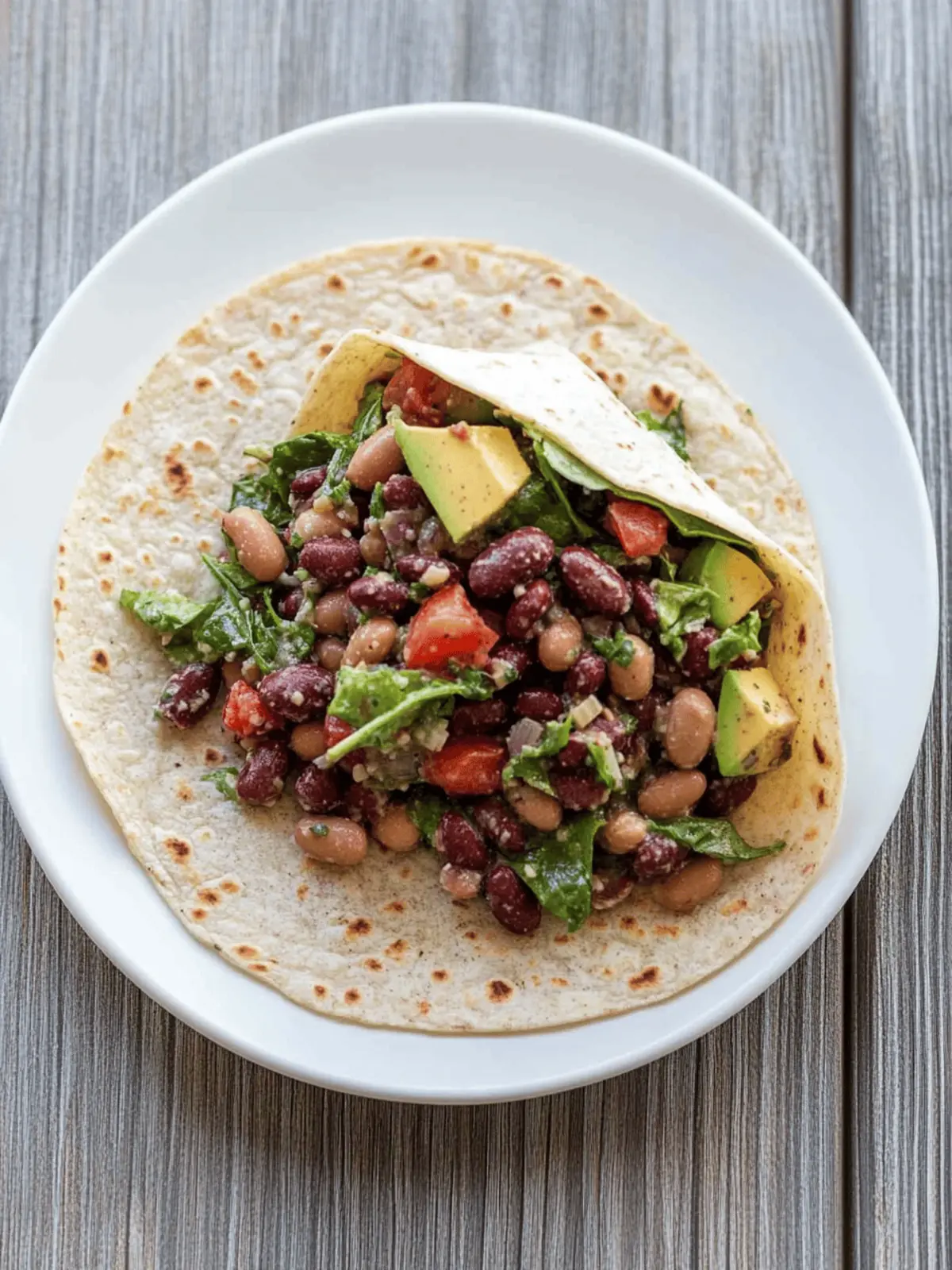 Bean Salad Wrap