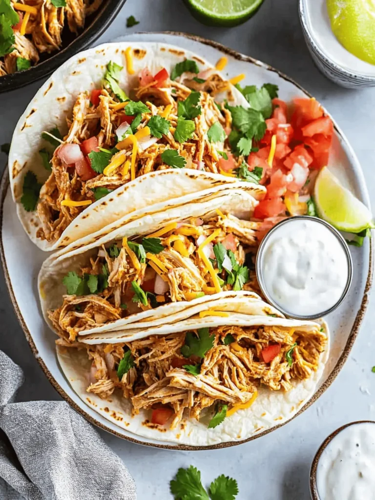 Crock-Pot Chicken Tacos