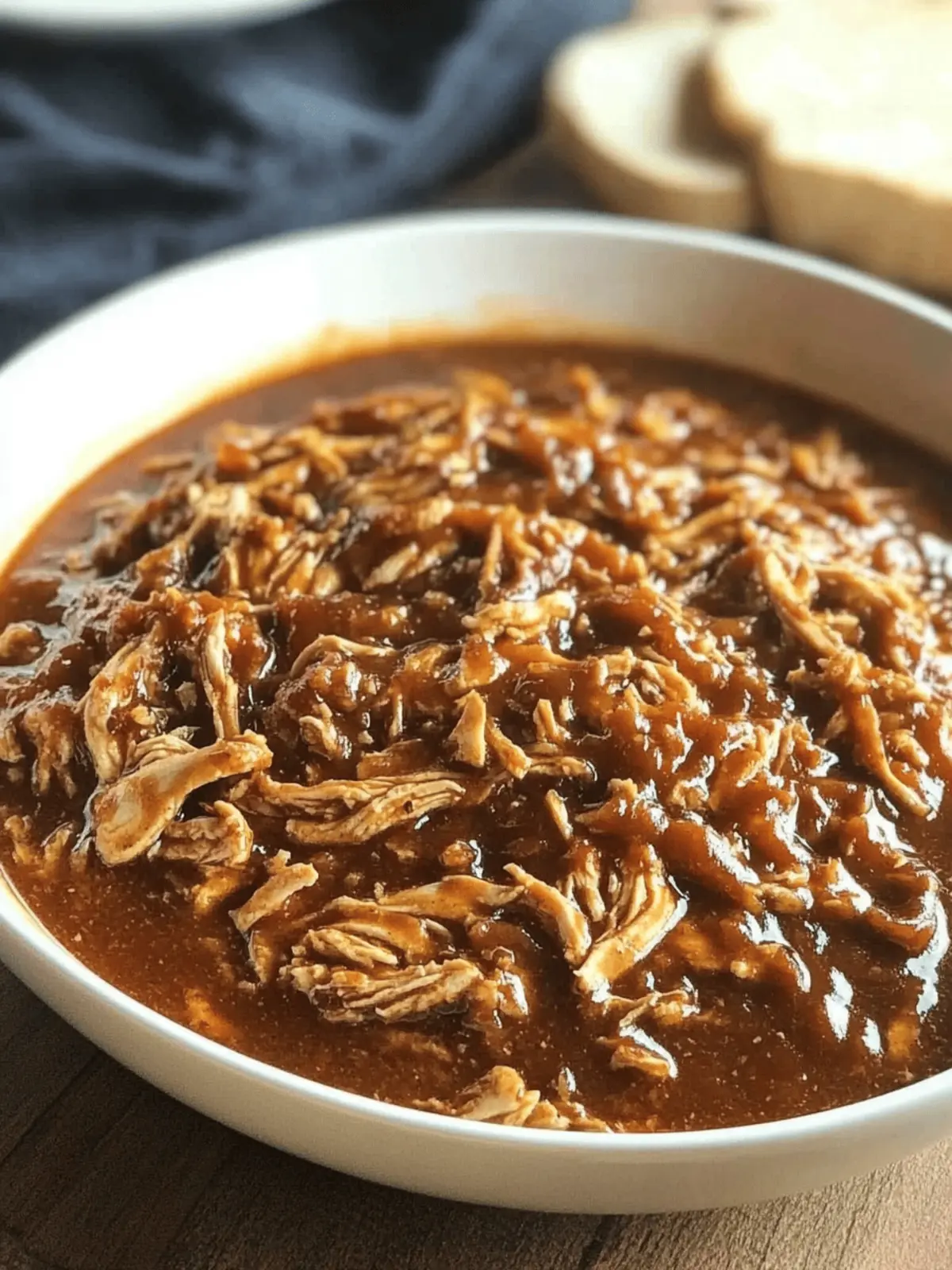 Slow Cooker BBQ Pulled Chicken