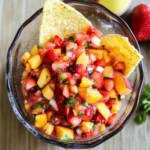 Strawberry and Peach Salsa