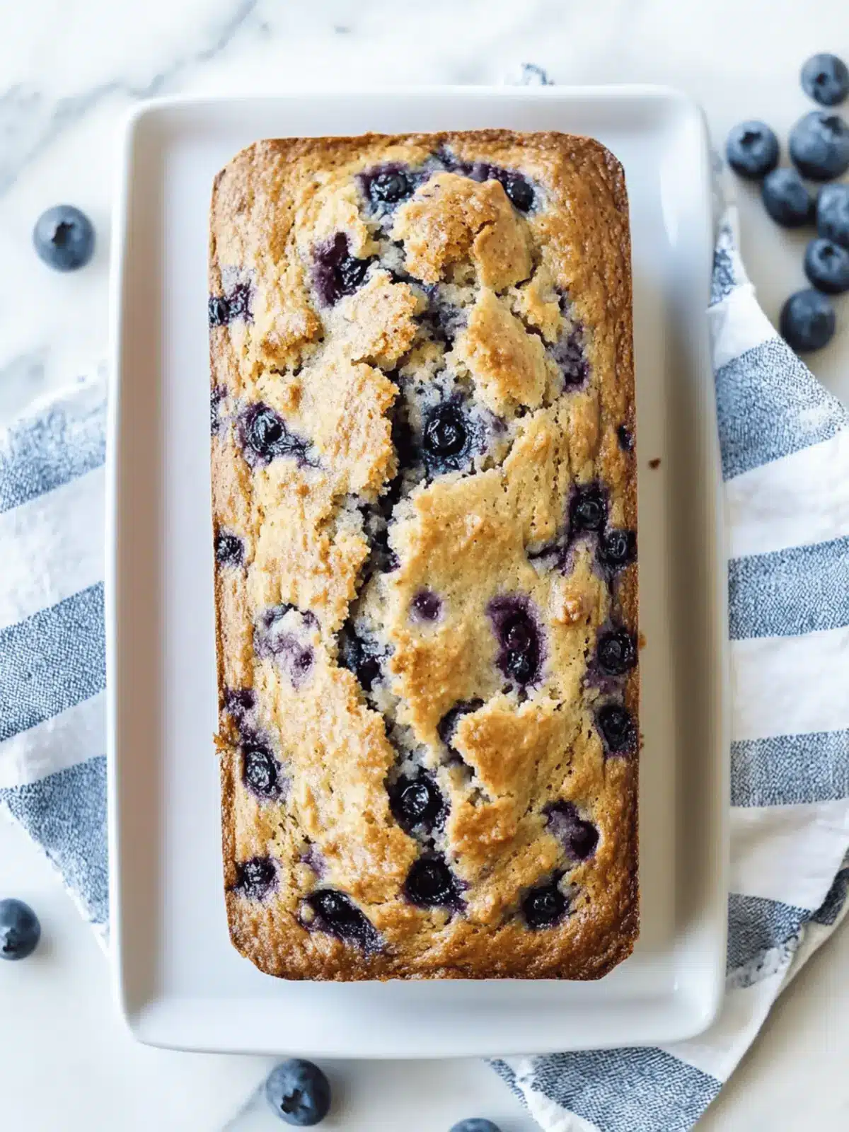 The Best Blueberry Banana Bread