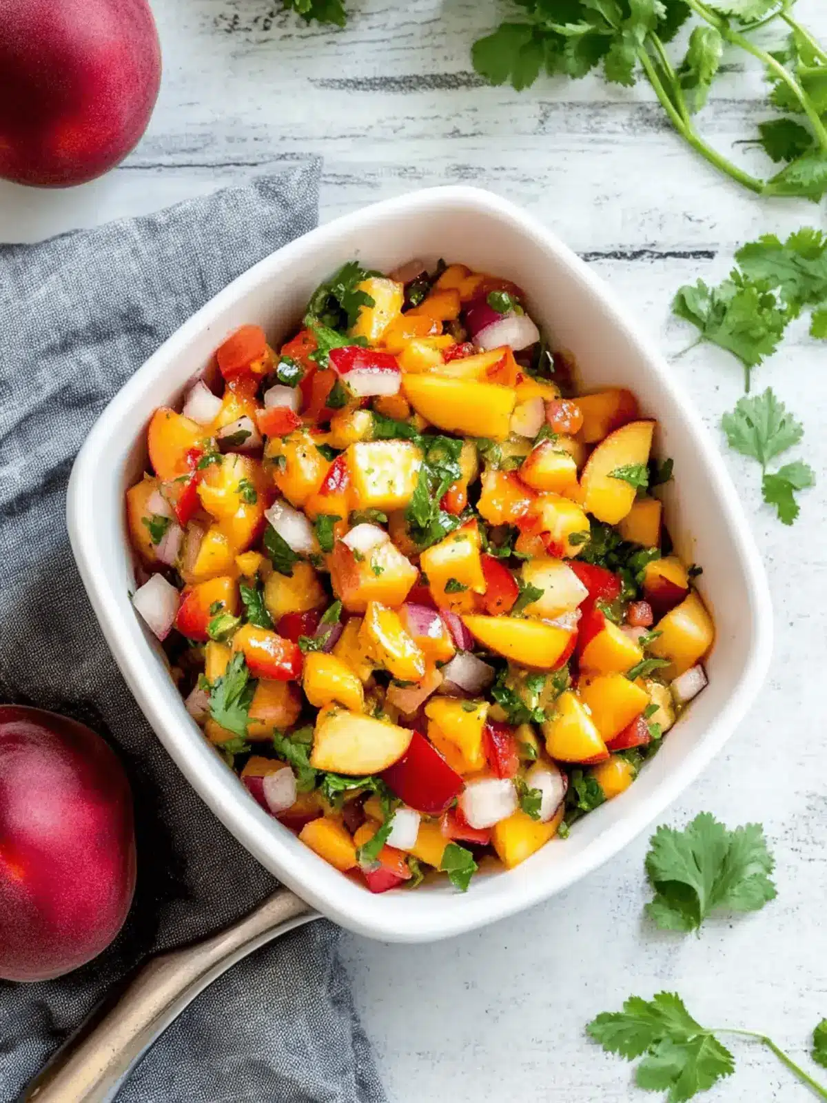 Fresh Peach Salsa Recipe