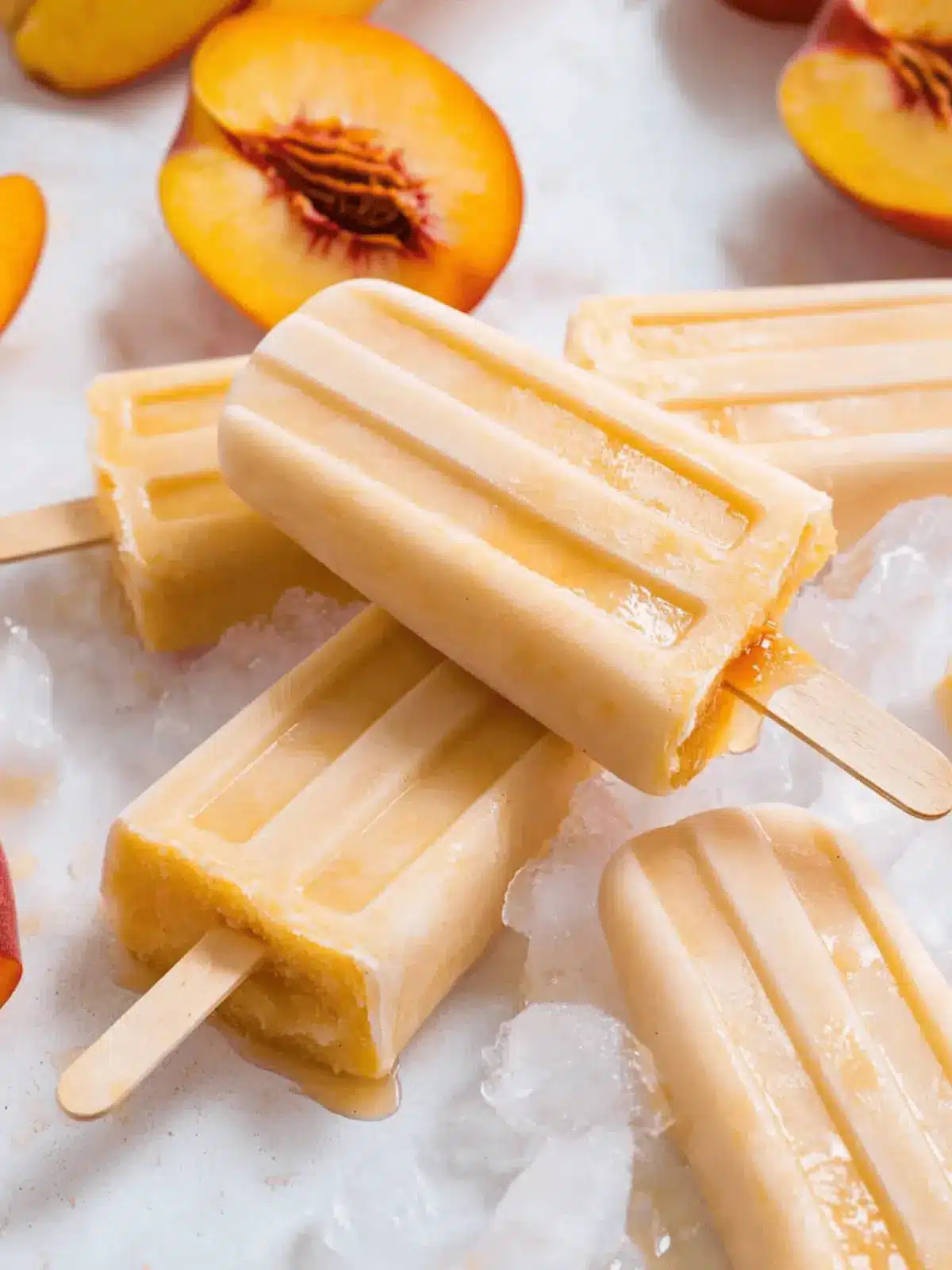 Creamy Peach Popsicles: Your New Favorite Summer Delight