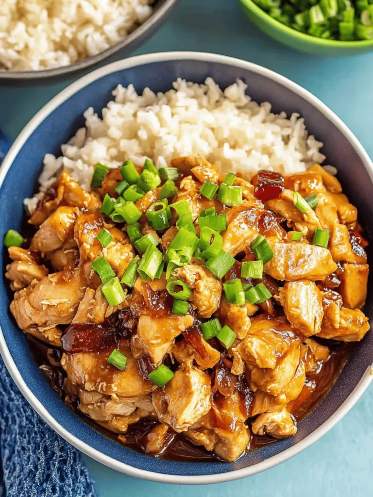Slow Cooker Honey Garlic Chicken