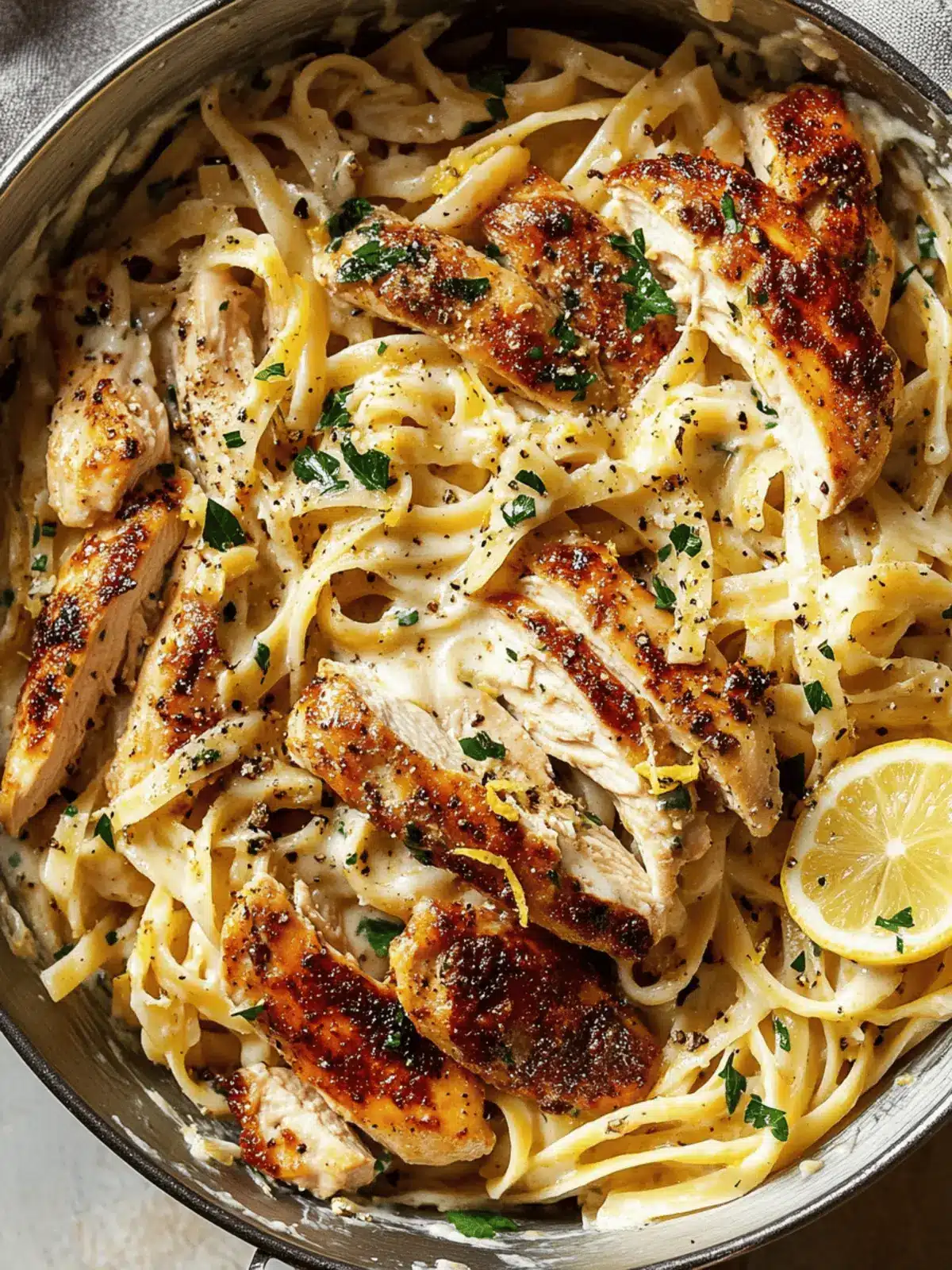 Creamy Lemon Chicken Pasta