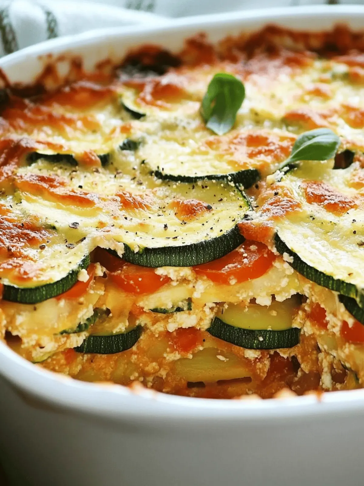 Zucchini Casserole Recipe With Parmezan: Easy Cheesy