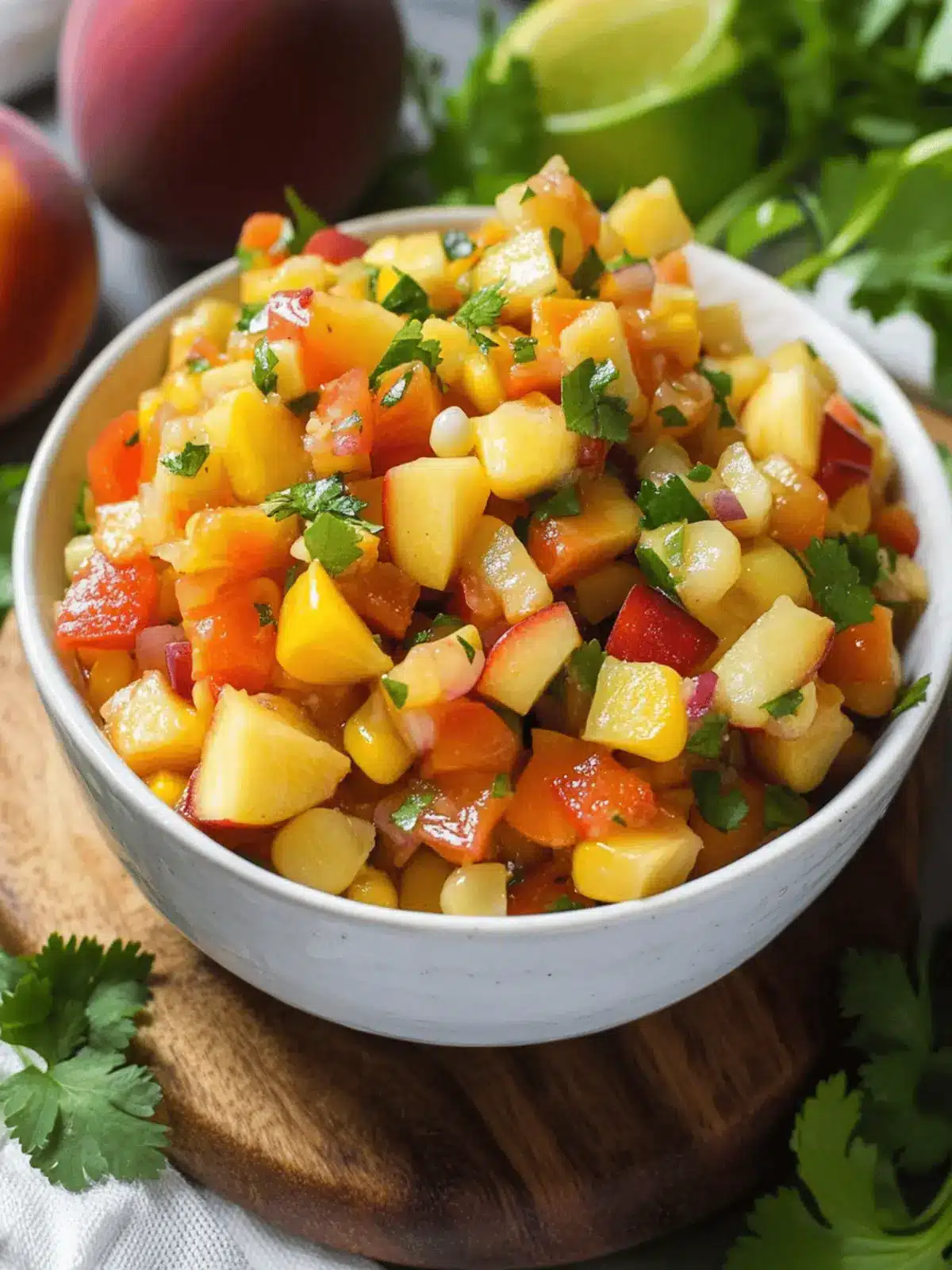 Fresh Peach Corn Salsa Perfect for Summer Gatherings