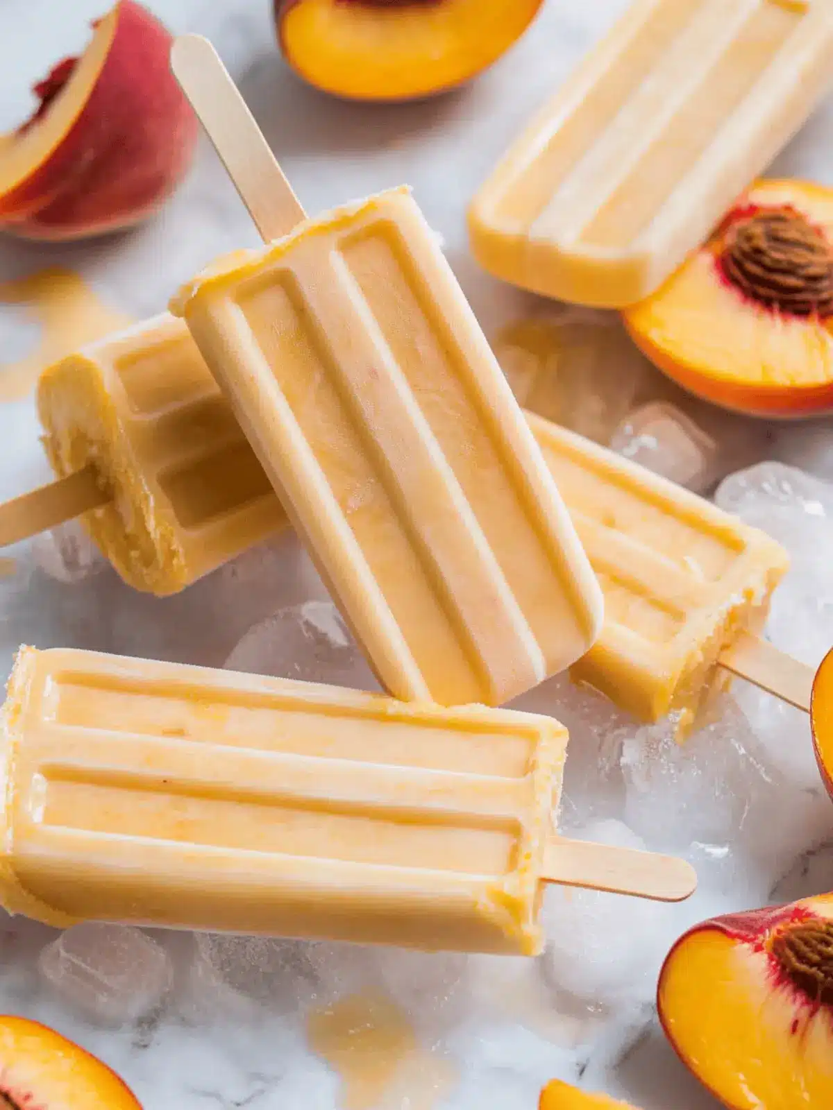 Creamy Peach Popsicles: Your New Favorite Summer Delight