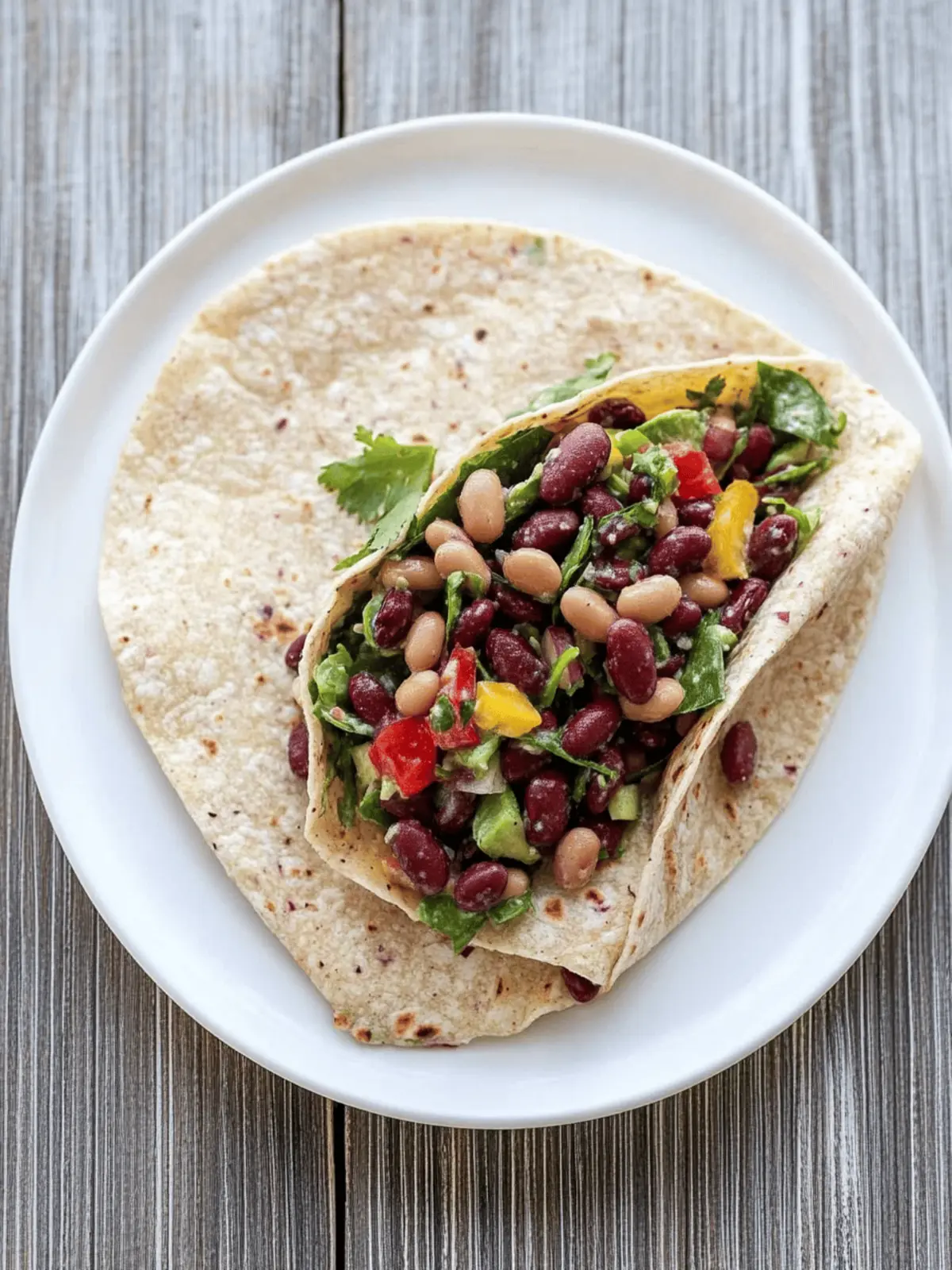 Bean Salad Wrap