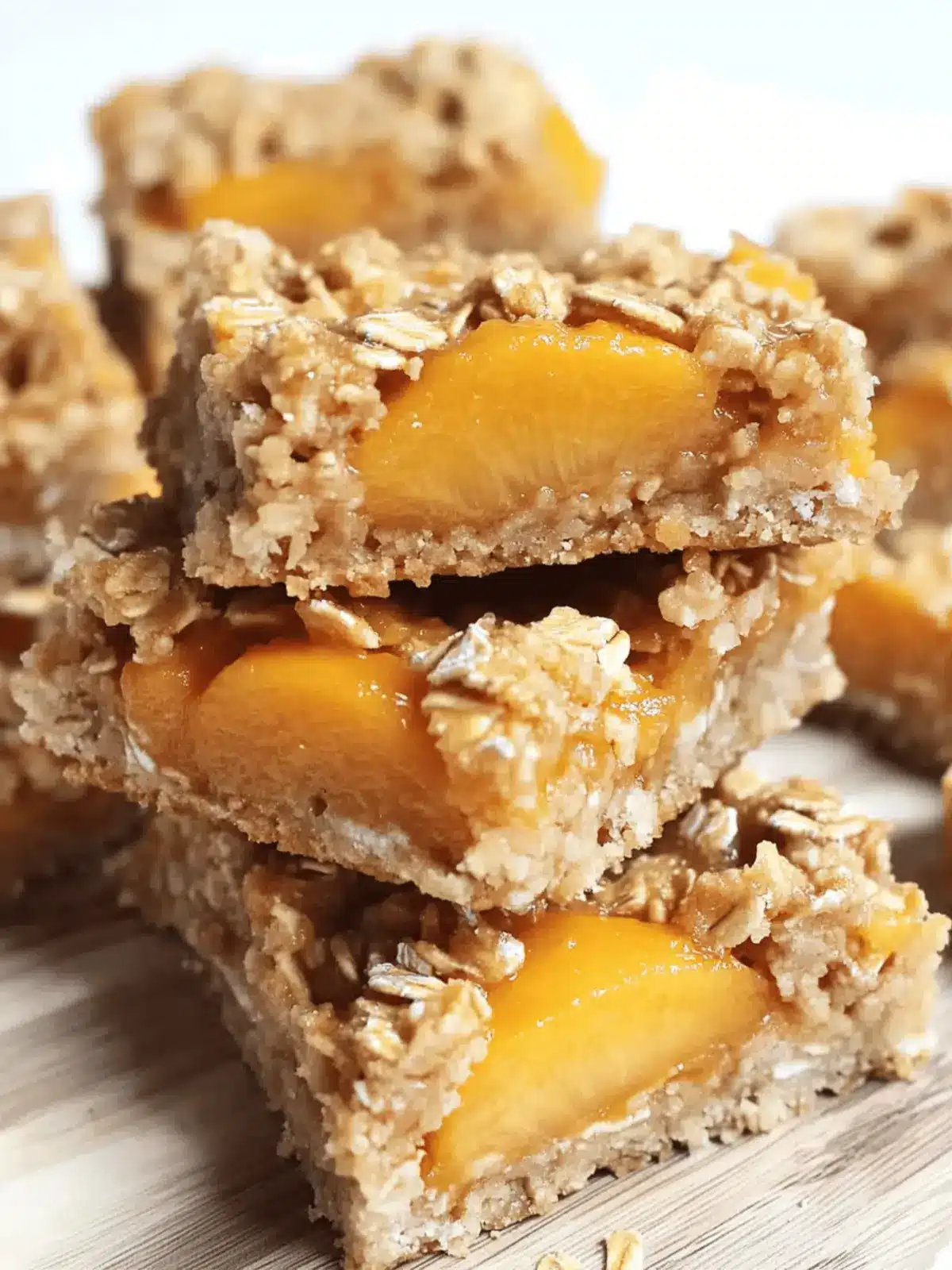 Baked Peach Oatmeal Bars: Wholesome Snack Your Family Will Love