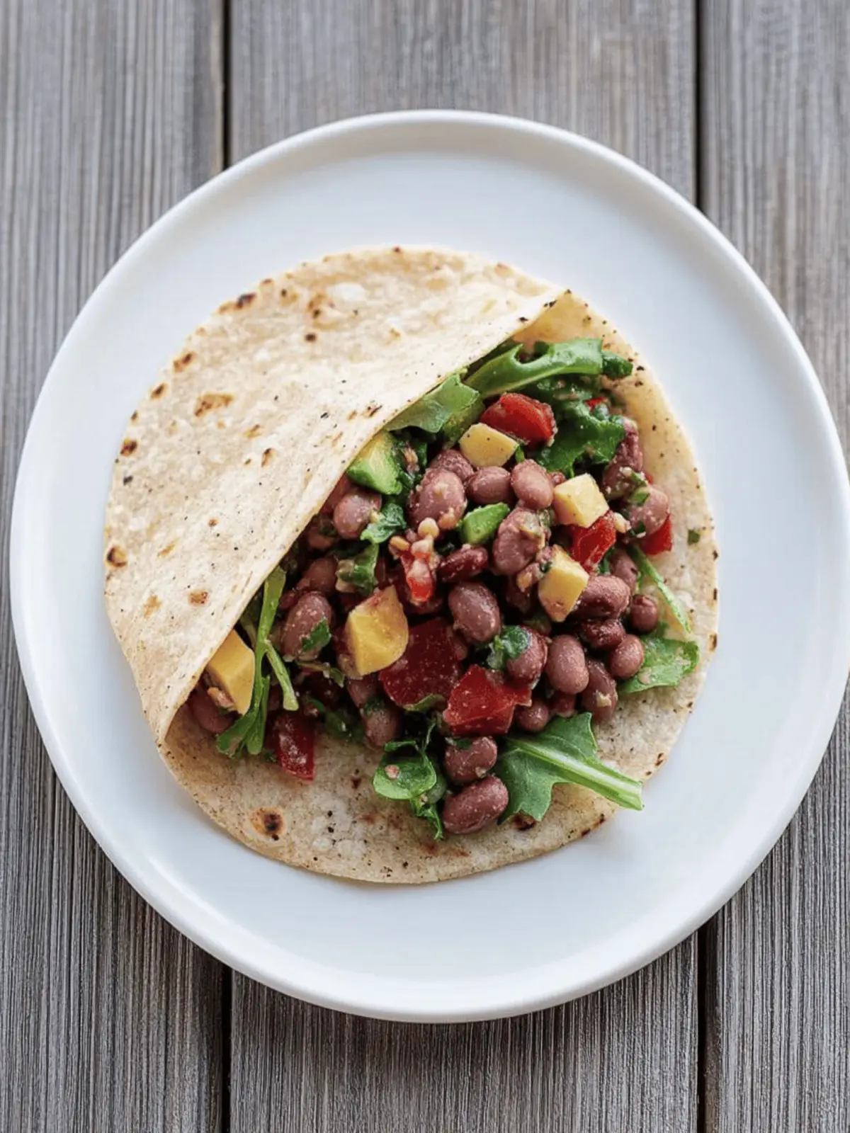 Bean Salad Wrap