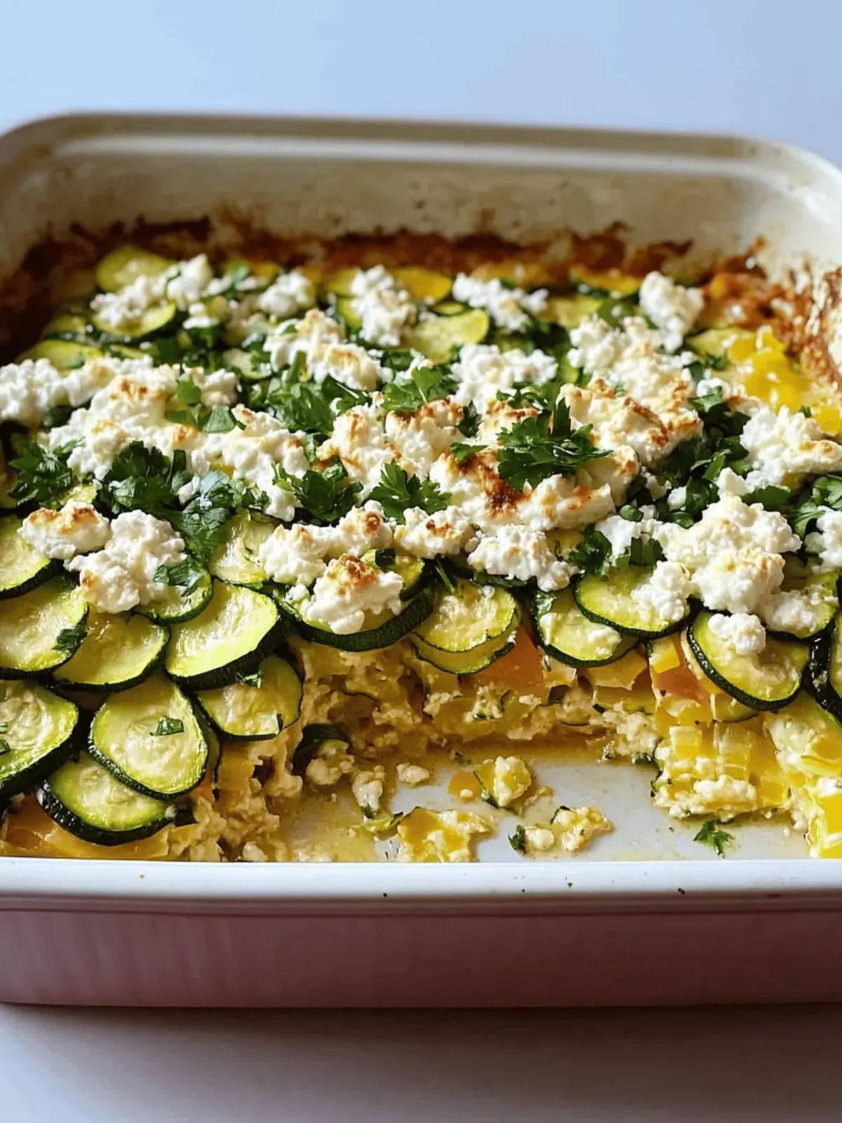 Delicious Layered Mediterranean Zucchini Casserole Recipe
