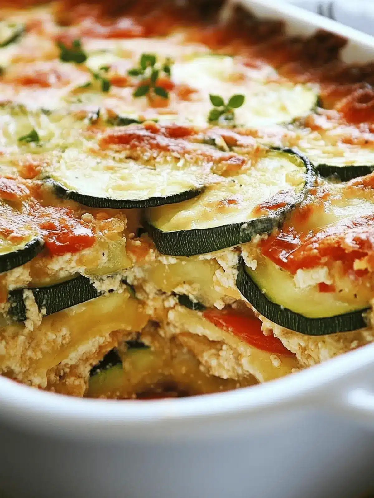 Easy Cheesy Zucchini Casserole Recipe with Parmesan Delight