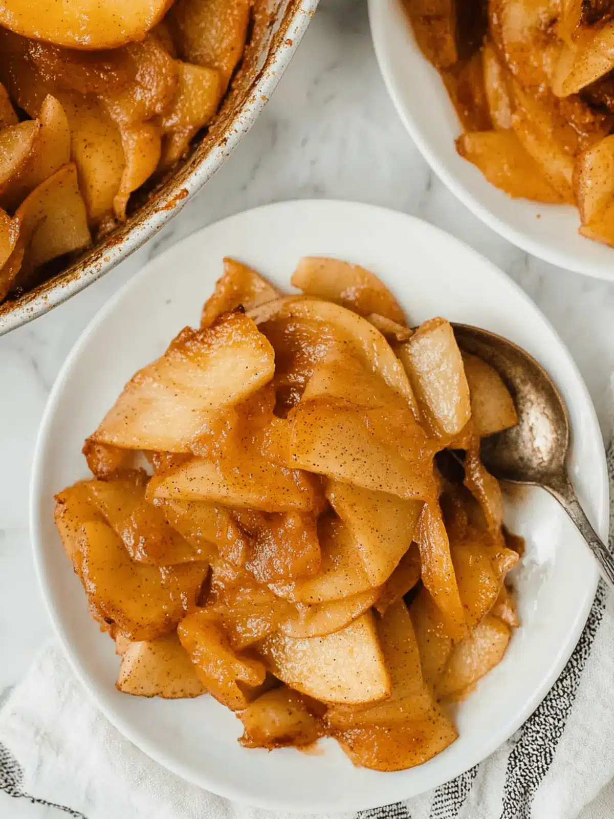 Cinnamon Baked Apple Slices
