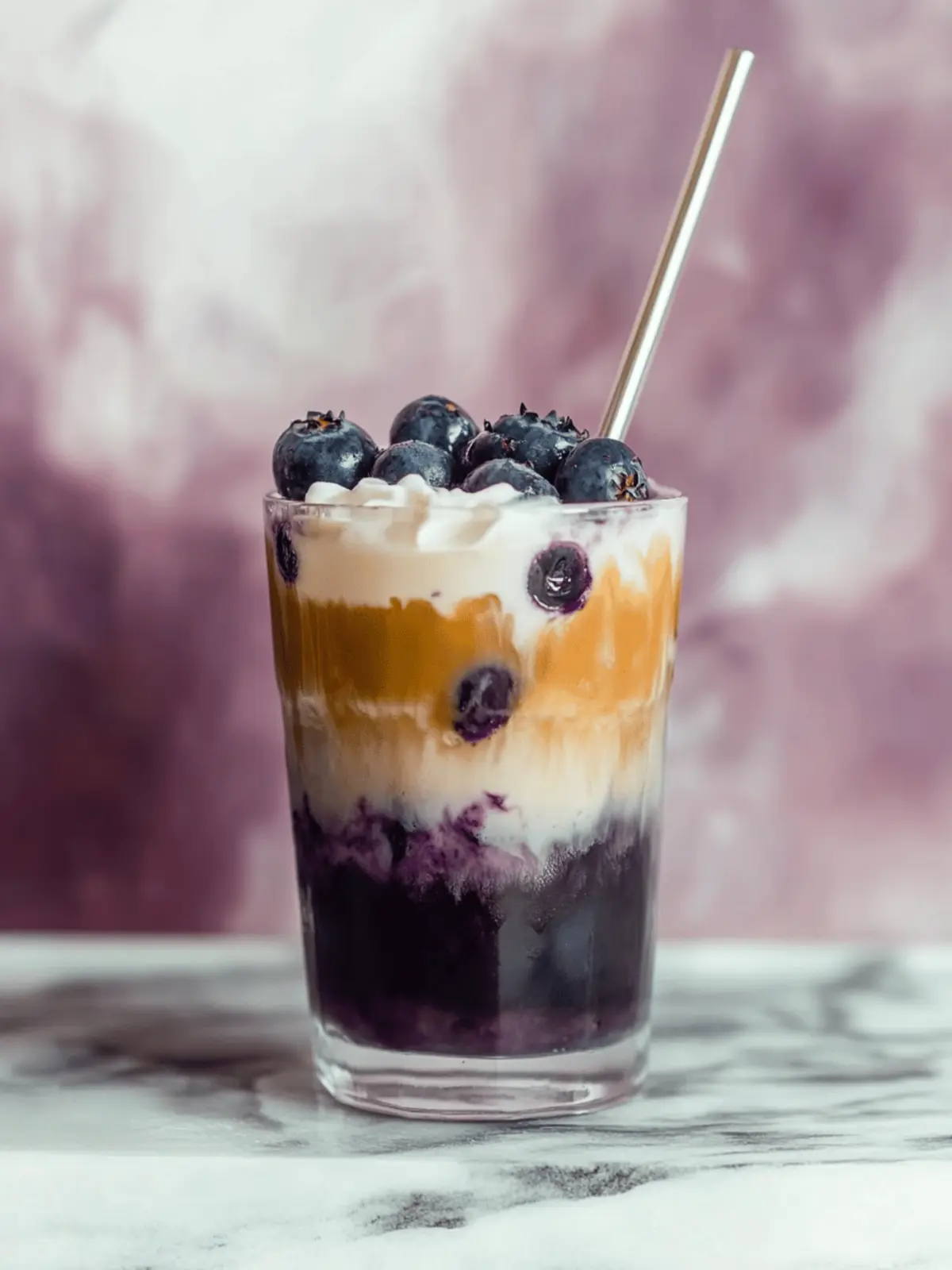Delicious Blueberry Iced Latte: Your New Vegan Favorite