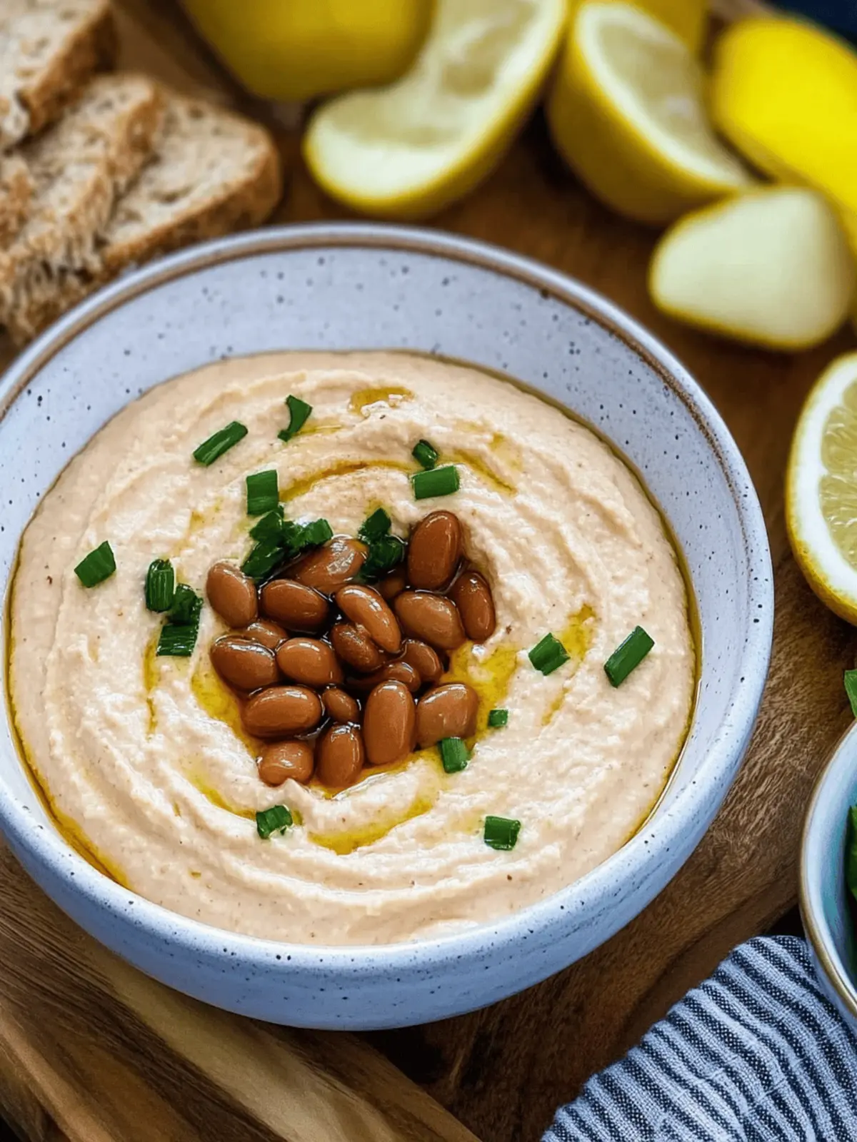 Hot Honey Bean Whipped Ricotta Dip