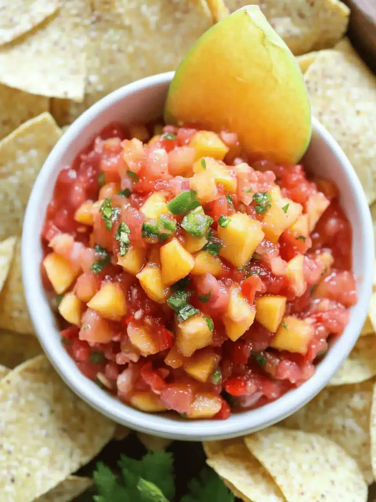 Fresh Peach Jalapeno Salsa