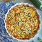Fresh Corn, Bell Pepper and Zucchini Crustless Quiche