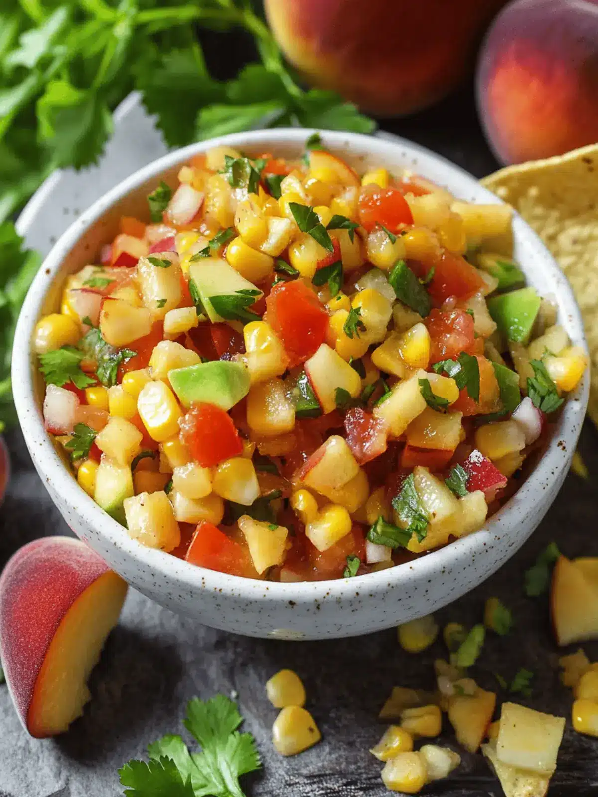 Fresh Peach Corn Salsa Perfect for Summer Gatherings