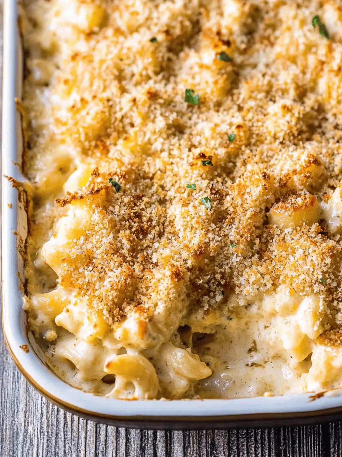 Incredible Baked Cauliflower Mac and Cheese