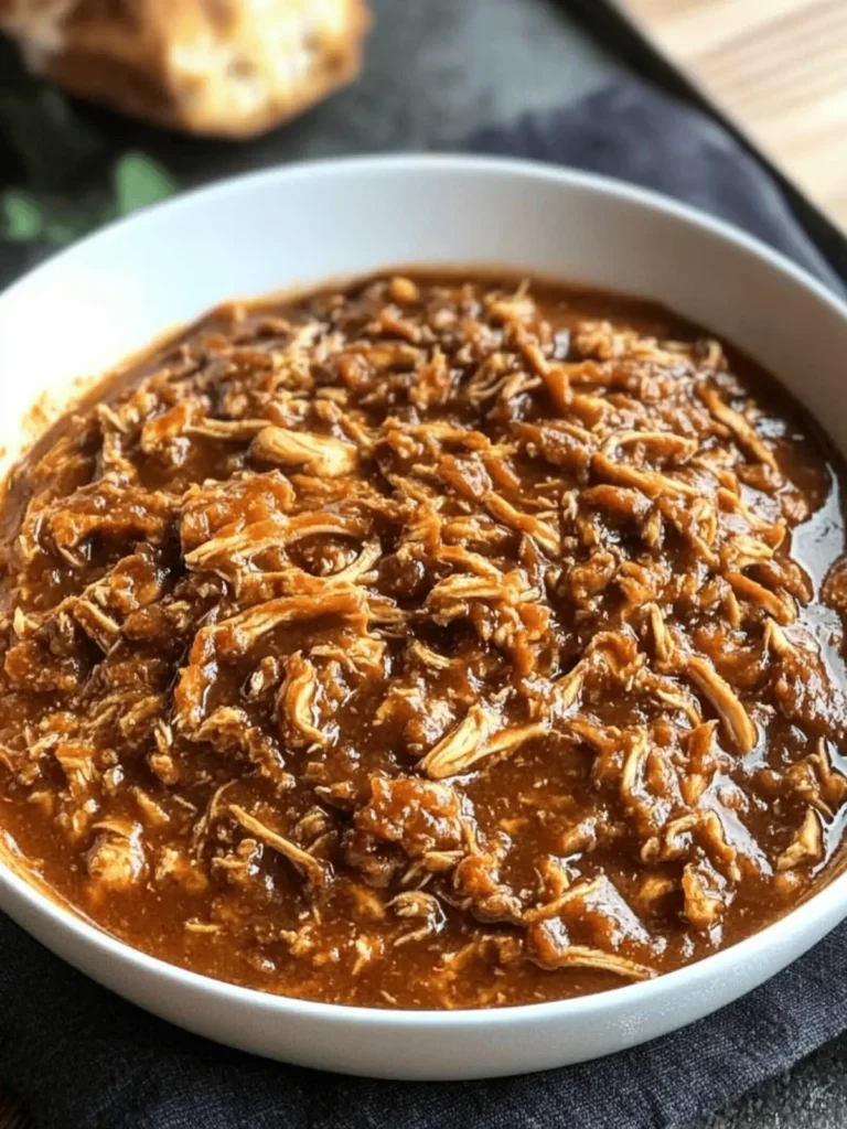Slow Cooker BBQ Pulled Chicken